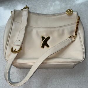 vintage PALOMA PICASSO leather shoulder/cross.body purse